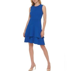 Calvin Klein Petite Tiered Sheath Dress